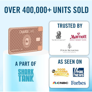 AquaVault Slim Powerbank 2300mAh Fast Charge USB-C Rose Gold Wallet Fit