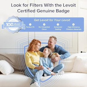 LEVOIT Air Purifier for Home Allergies & Pet Hair, Covers 1074 ft²