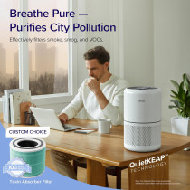 LEVOIT Air Purifier for Home Allergies & Pet Hair, Covers 1074 ft²