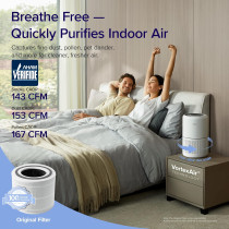LEVOIT Air Purifier for Home Allergies & Pet Hair, Covers 1074 ft²
