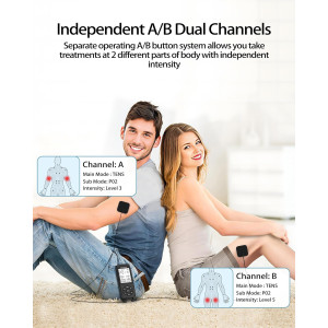 Appareil TENS 22 Modes - Soulagement Douleur Musculaire EMS