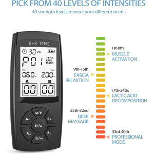 TENS Unit Muscle Stimulator - 22 Modes EMS for Pain & Muscle Relief