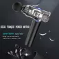 Pistolet de Massage Percussion: Soulagement Musculaire Profond, 8 Têtes, 20 Vitesses, Noir Mat