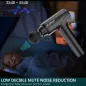 Pistolet de Massage Percussion: Soulagement Musculaire Profond, 8 Têtes, 20 Vitesses, Noir Mat