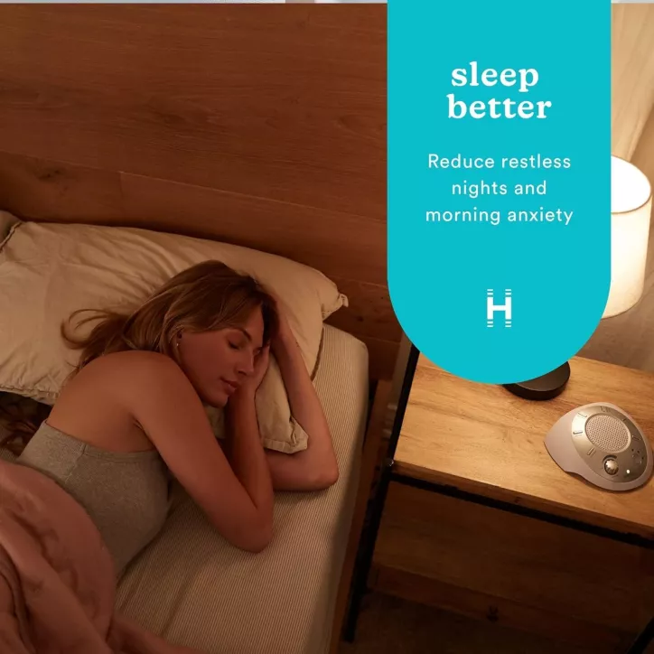 Homedics SoundSleep: Machine à Bruit Blanc Portable, 6 Sons Naturels pour un Sommeil Paisible