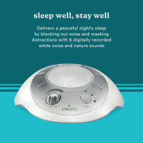 Homedics SoundSleep White Noise Machine – Portable with 6 Nature Sounds