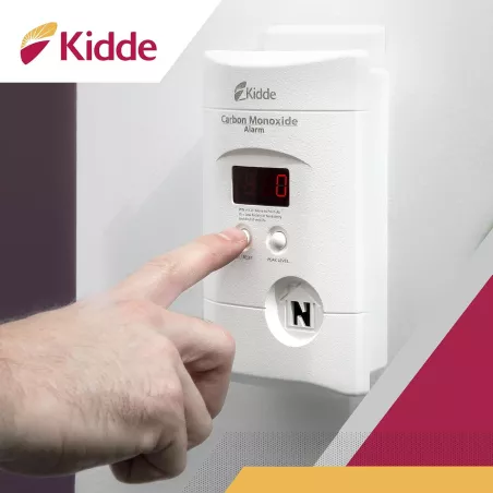 Kidde : Détecteur de Monoxyde de Carbone avec Écran LED et Batterie de Secours – Sécurité Maximale