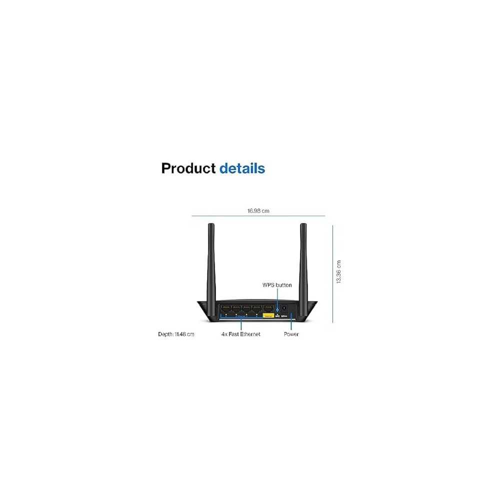 Routeur Linksys E5400 WiFi 5 Dual Band AC1200 - 1,2 Gbps, 10+ appareils