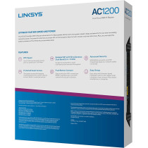 Linksys E5400 WiFi 5 Router | Dual Band, 1,500 Sq. Ft, AC1200 Speed