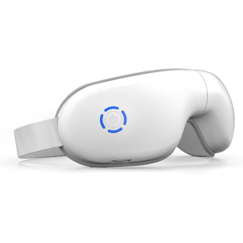 Heated Eye Massager with Bluetooth Music, 5 Modes & 180° Foldable Design
