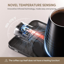 Smart Heated Coffee Mug Warmer Set with Auto Shut Off & Precise Control
