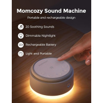Momcozy Sound Machine for Baby – 20 Soothing Sounds & Warm Light