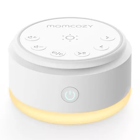 Momcozy Machine à Sons Bébé: 20 Sons, Veilleuse Tactile, Minuterie - Sommeil Paisible Garanti!