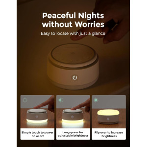 Momcozy Sound Machine for Baby – 20 Soothing Sounds & Warm Light