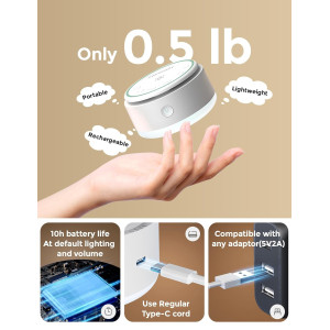 Momcozy Machine à Sons Bébé - 20 Sons Apaisants & Veilleuse