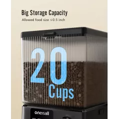 Distributeur Chat Automatique 5G WiFi oneisall: Nourriture Fraîche, Contrôle Facile, Pour 2 Chats!