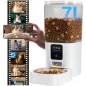Distributeur Automatique Chat/Chien 7L avec Caméra 2K 5G & Vision Nocturne - Tranquillité desprit assurée!