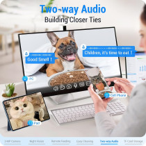 Distributeur Automatique Chat 2K Caméra 5G WiFi & Vision Nuit