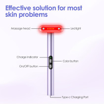 Lampe LED Visage Rouge - Soin et Massage Facial & Cou