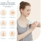 Electric Cellulite Massager: Handheld Body Sculpting Machine for Back & Body - White