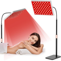 Red Light Therapy Panel with Stand - 660nm & 850nm LED for Face & Body