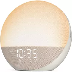 Réveil Lumière Naturelle avec Sons & Bluetooth: Votre Simulateur dAube Personnalisé!