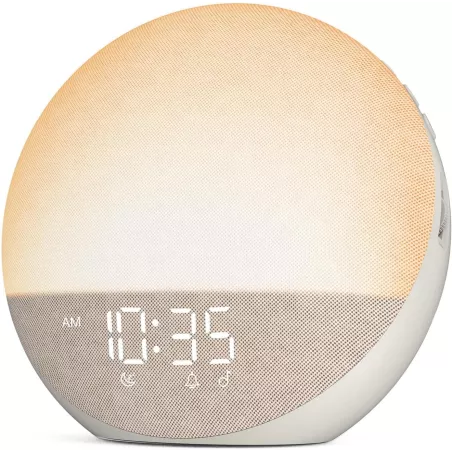 Réveil Lumière Naturelle avec Sons & Bluetooth: Votre Simulateur dAube Personnalisé!