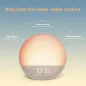 Réveil Lumière Naturelle avec Sons & Bluetooth: Votre Simulateur dAube Personnalisé!