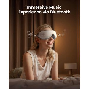 RENPHO Eye Massager with Heat & Compression – Best Gift for Migraine Relief