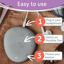 Morphée Zen: Portable Guided Meditation Device for Deep Relaxation & Stress Relief
