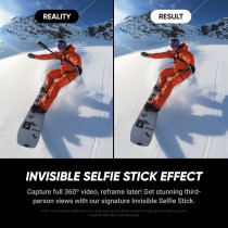 Insta360 X5: Waterproof 8K 360° Action Camera with Invisible Selfie Stick
