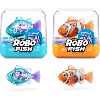 Robo Alive Poisson Robotique 2-Pack Teal/Orange ZURU
