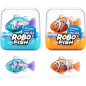 Robo Alive Robo Fish: Teal & Orange Color-Changing 2-Pack - Water Activated Fun!