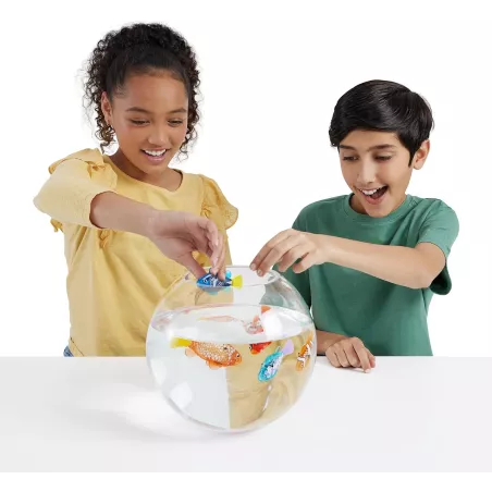 Robo Alive Poisson Robotique: 2 Pack Changeant de Couleur (Turquoise + Orange) - LAventure Aquatique Ultime!