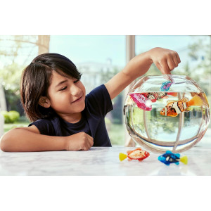 Robo Alive Robotic Fish 2-Pack Teal & Orange – Color Changing, Water Activated