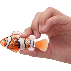 Robo Alive Robotic Fish 2-Pack Teal & Orange – Color Changing, Water Activated