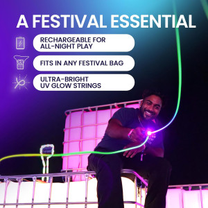 NANO Jouet Fusil Lumineux UV - STEM Interactif & Rave