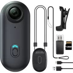 Caméra Corps Mini 128GB FHD 1080P - Enregistrement Main Libre