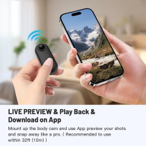 128GB FHD 1080P Mini Body Camera – Portable Wearable Action Cam