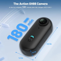 128GB FHD 1080P Mini Body Camera – Portable Wearable Action Cam