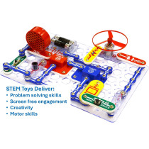 Snap Circuits Jr. SC-100: 100+ STEM Projects, 28 Parts, Kids 8+