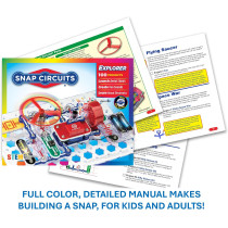 Snap Circuits Jr. SC-100: 100+ STEM Projects, 28 Parts, Kids 8+