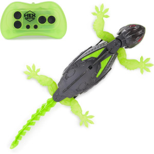 HEX BOTS Wall Crawler Gecko - Rechargeable RC Robot Toy for Kids 4+