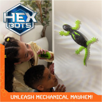 HEX BOTS Wall Crawler Gecko - Rechargeable RC Robot Toy for Kids 4+