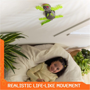 HEX BOTS Wall Crawler Gecko - Rechargeable RC Robot Toy for Kids 4+