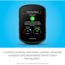 Garmin Edge 540 Solar GPS Cycling Computer | Solar Charging & Buttons