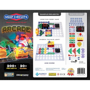 Kit Snap Circuits Arcade SCA-200 - Électronique STEM 8+