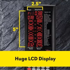 Viper ProScore : Fléchettes Électronique 8 Joueurs, 40 Jeux