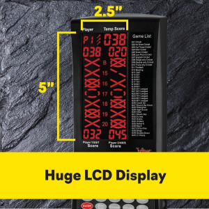 Viper ProScore Digital Dartboard Scoreboard for 8 Players, 40 Games