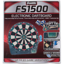Franklin Sports Electronic Dart Board Set with Digital Scoreboard & 6 Darts